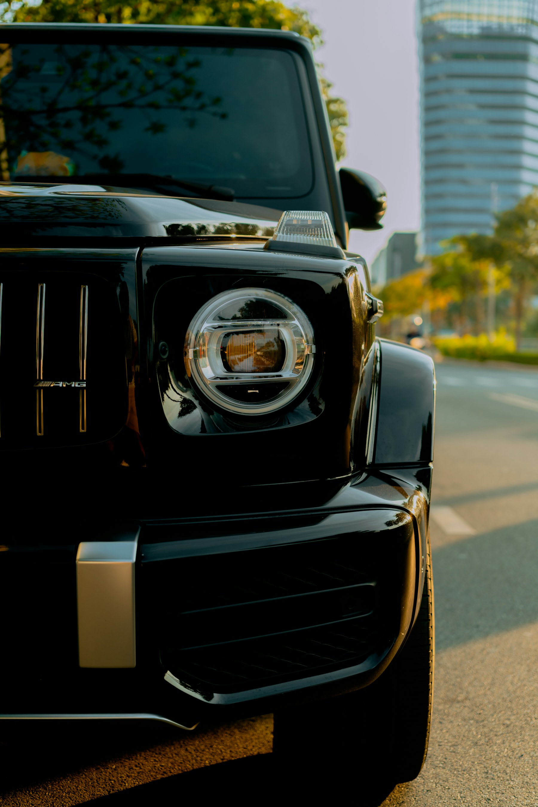 黑色奔驰AMG豪华SUV